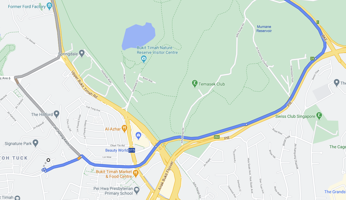 Forett connects to BKE too.