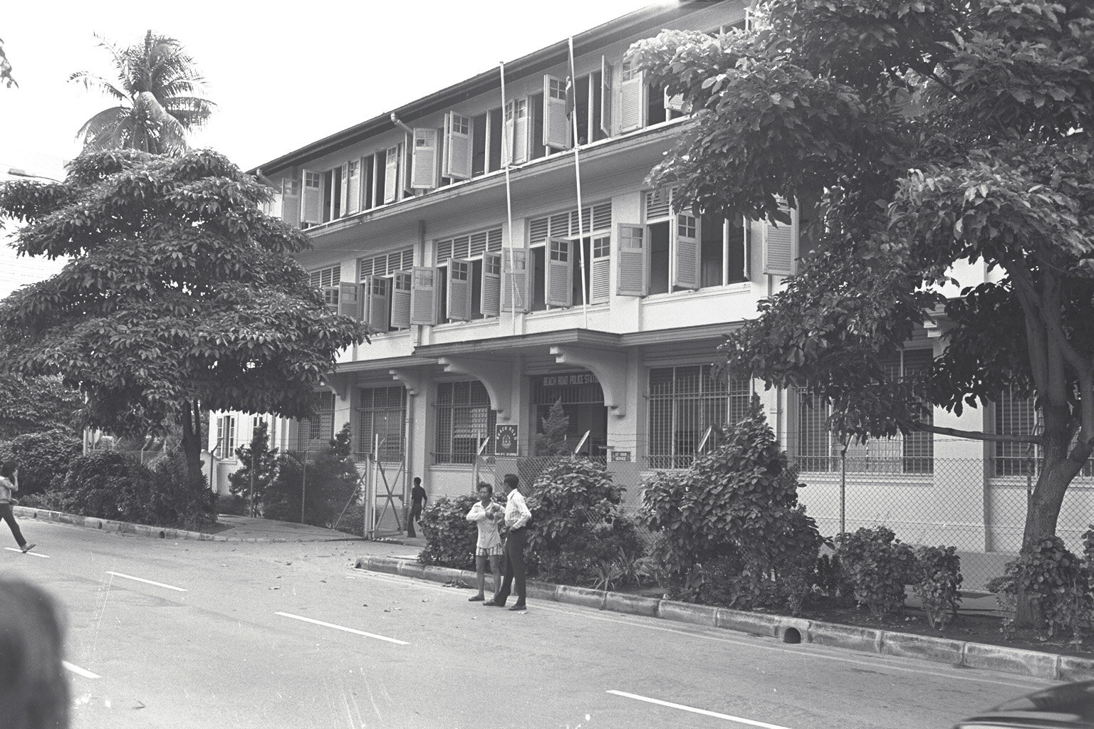 The former Beach Road Police Station in its prime.