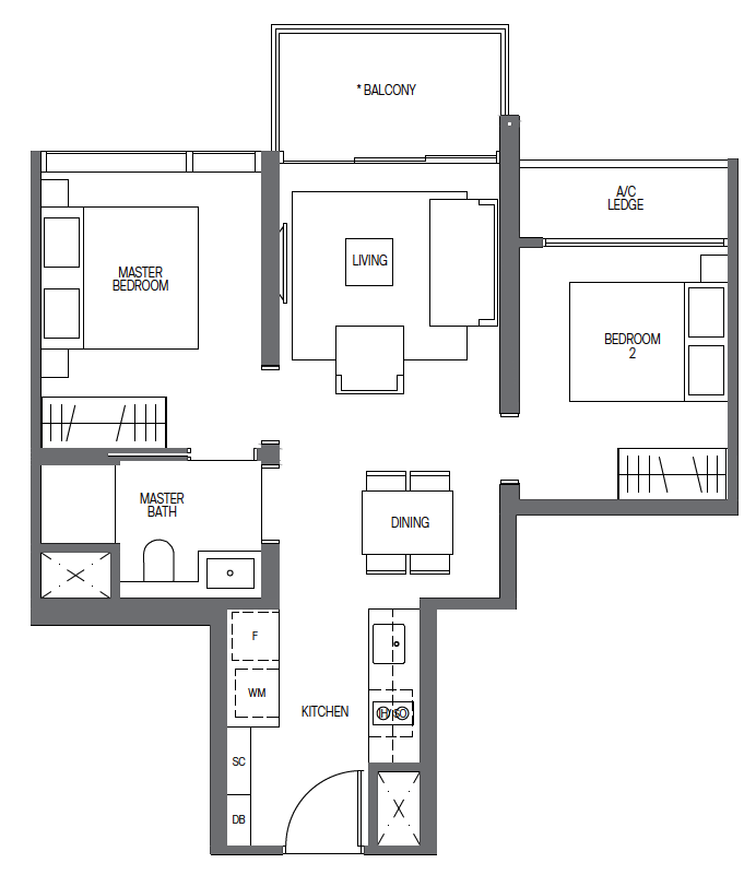 B2 layout