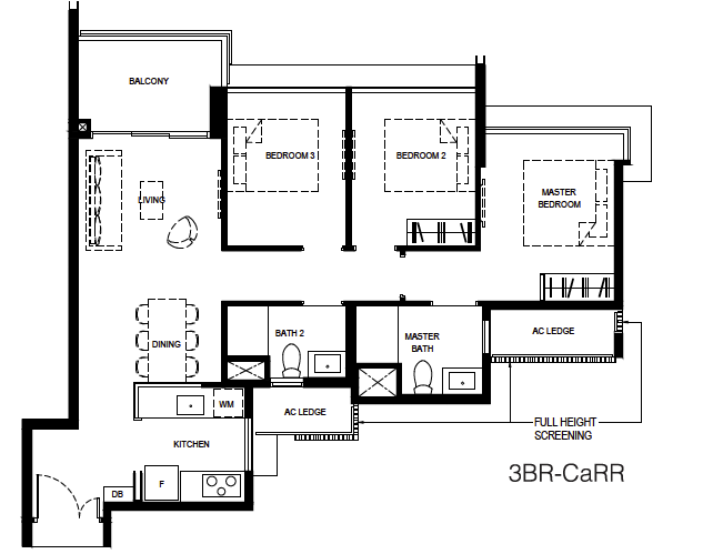 Normanton Park 3-Bedroom Compact 3BR-CaRR layout.png