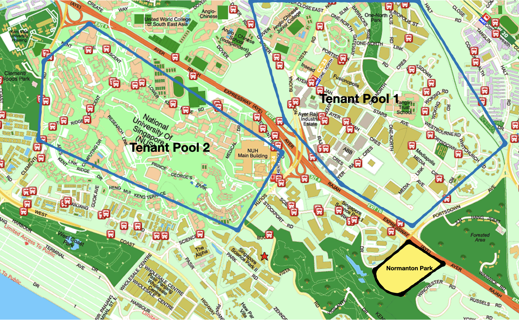 Normanton Park Tenant Pool courtesy Streetdirectory.png