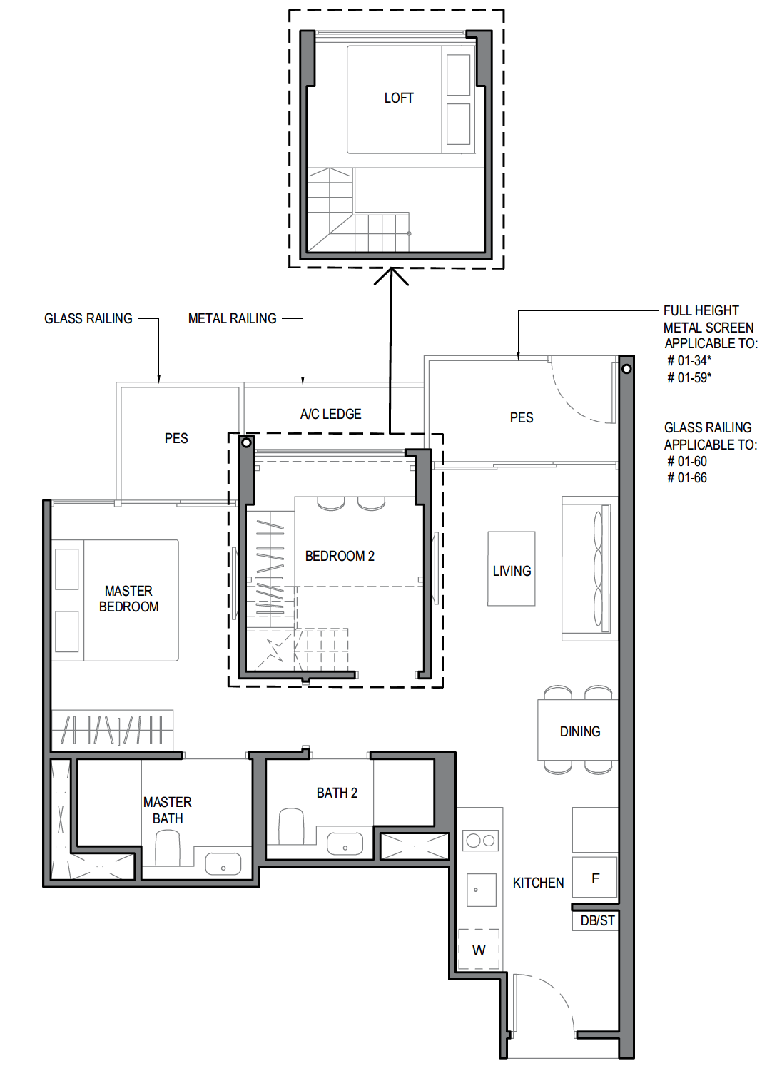 2d1a-G and 2d1a (without loft)