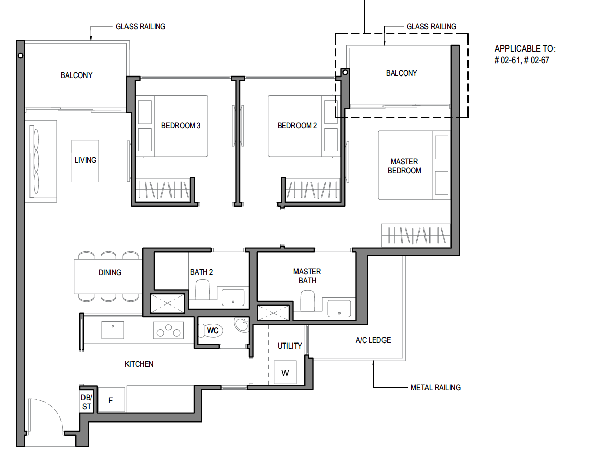 Parc Komo 3 Bedroom Deluxe 3D1