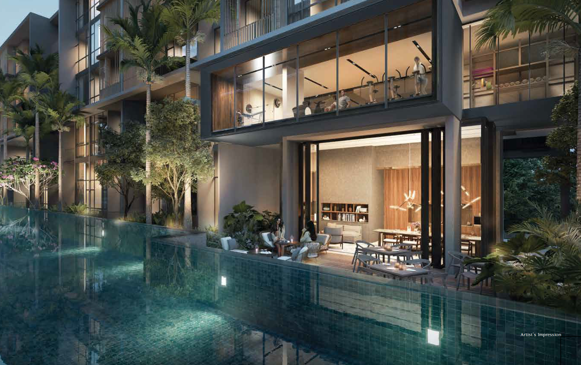 Intimate 50m Lap Pool