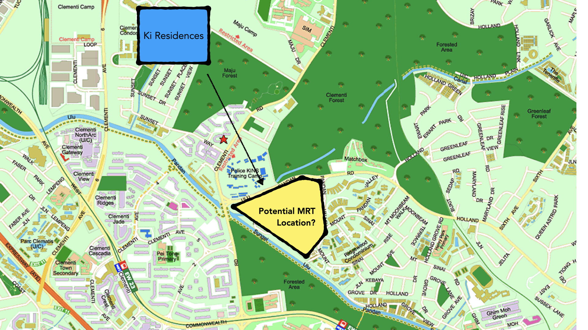 Potential Ulu Pandan MRT courtesy Streetdirectory.jpeg