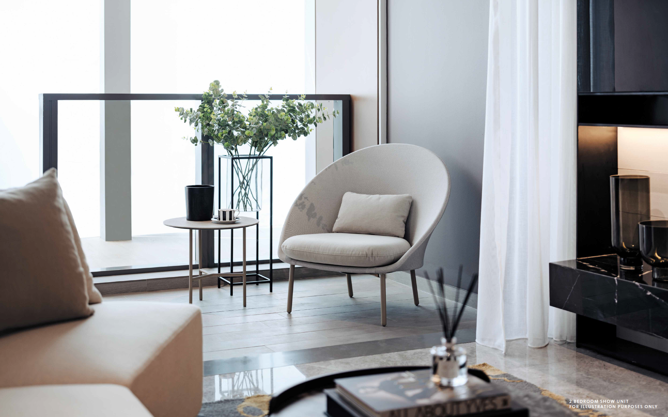 Riviere 2 bedroom unit showflat 