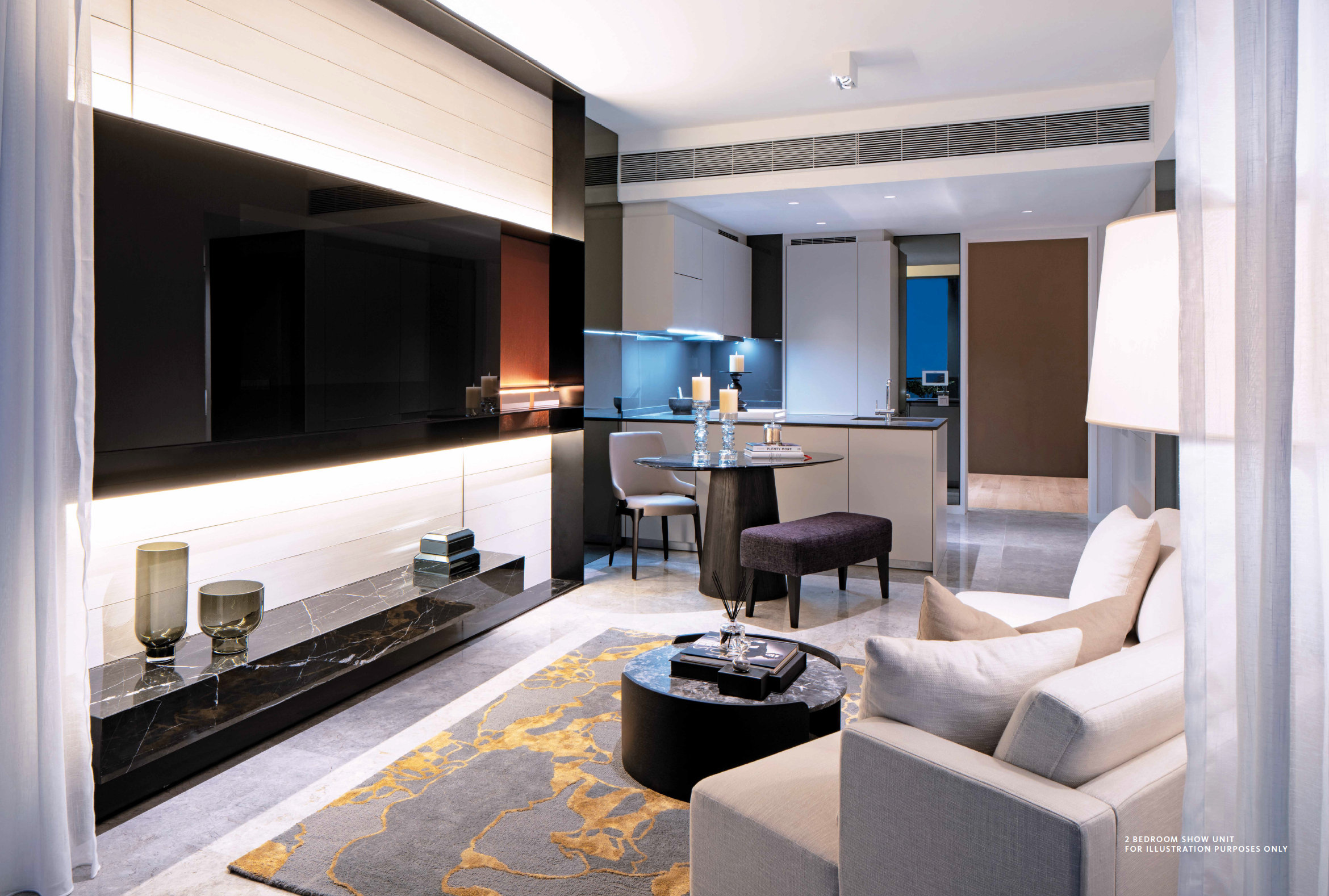 Riviere 2 bedroom unit showflat