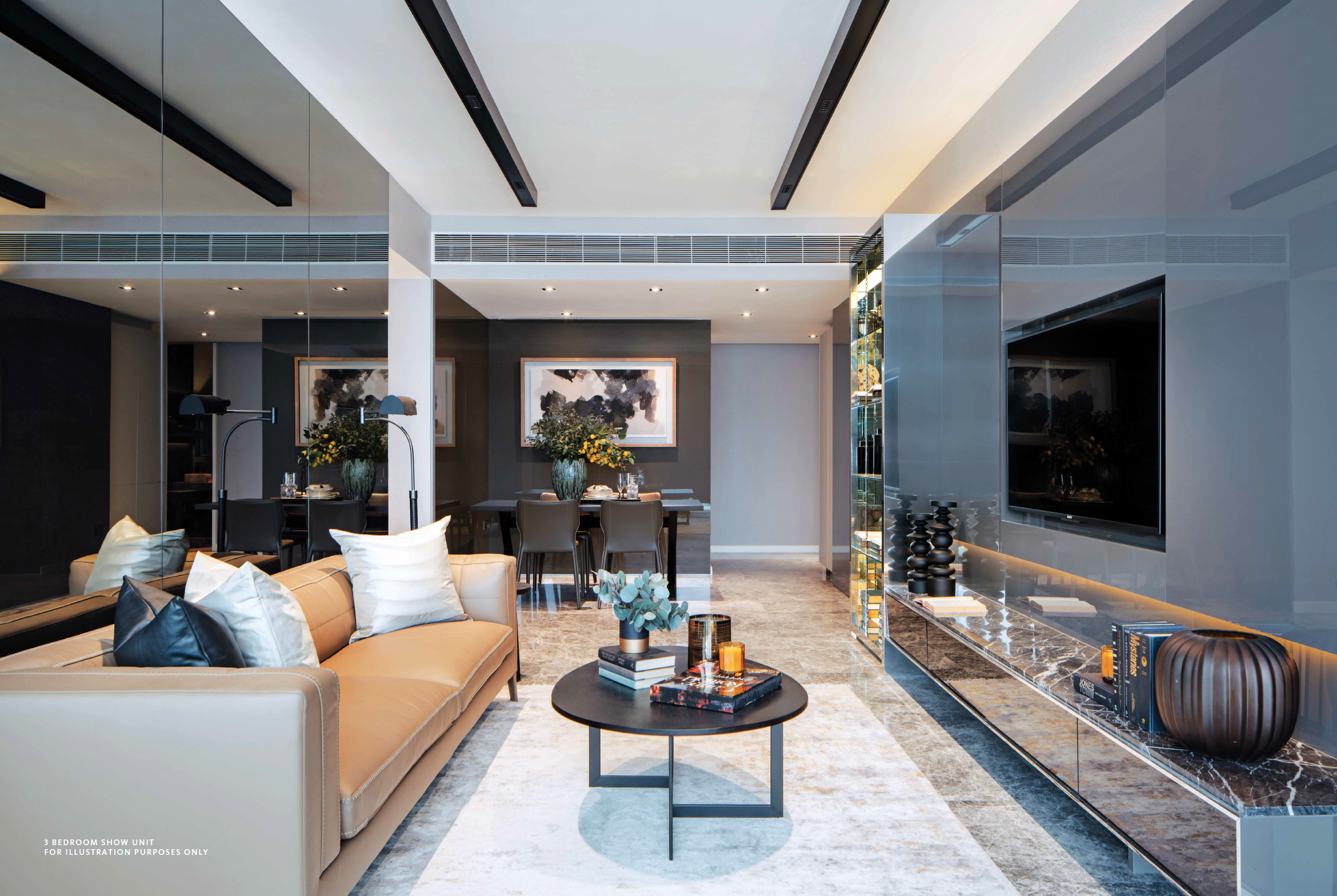 Riviere 3 bedroom unit showflat