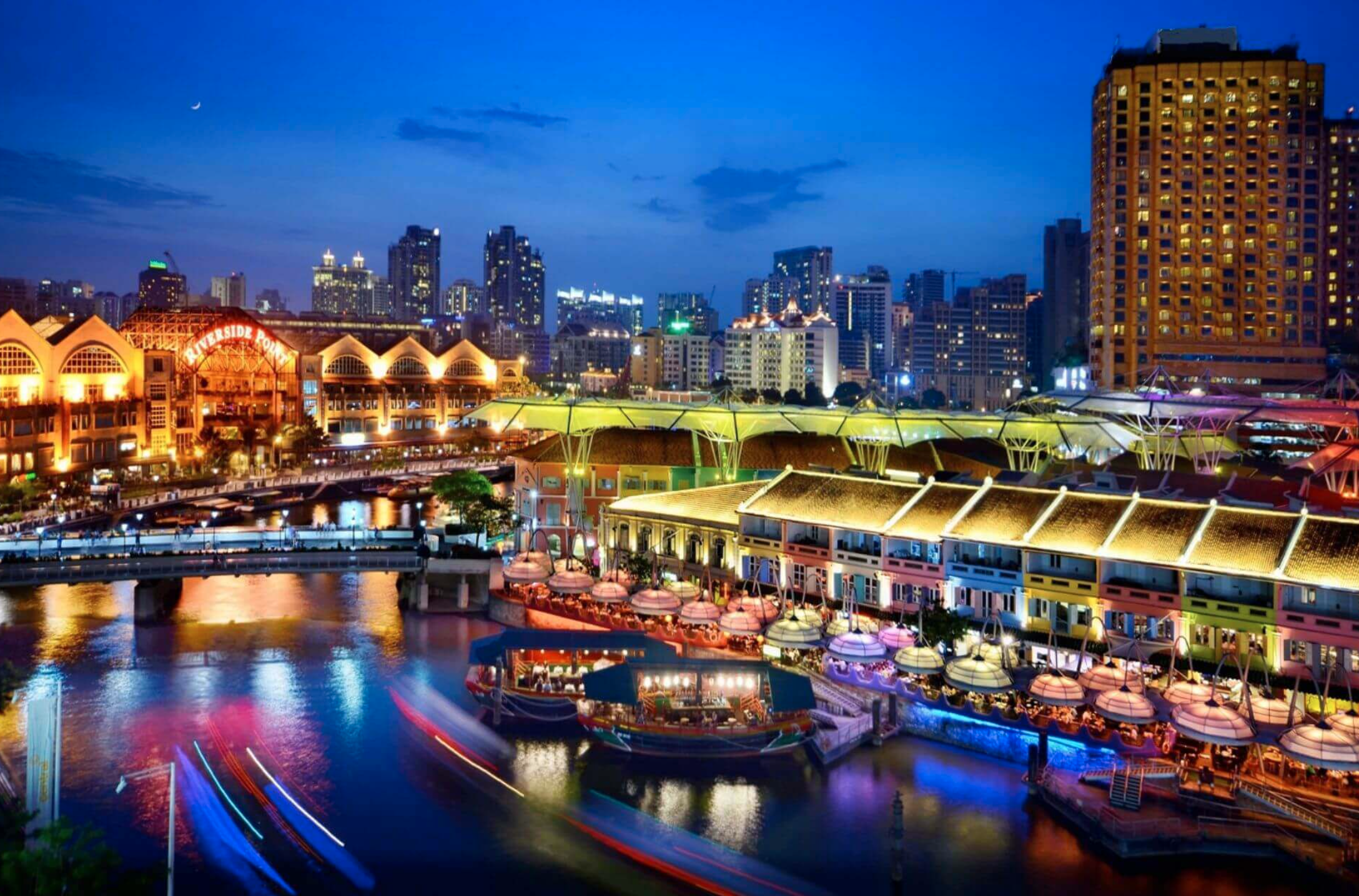 Rivière and Clarke Quay courtesy Park Hotel Group