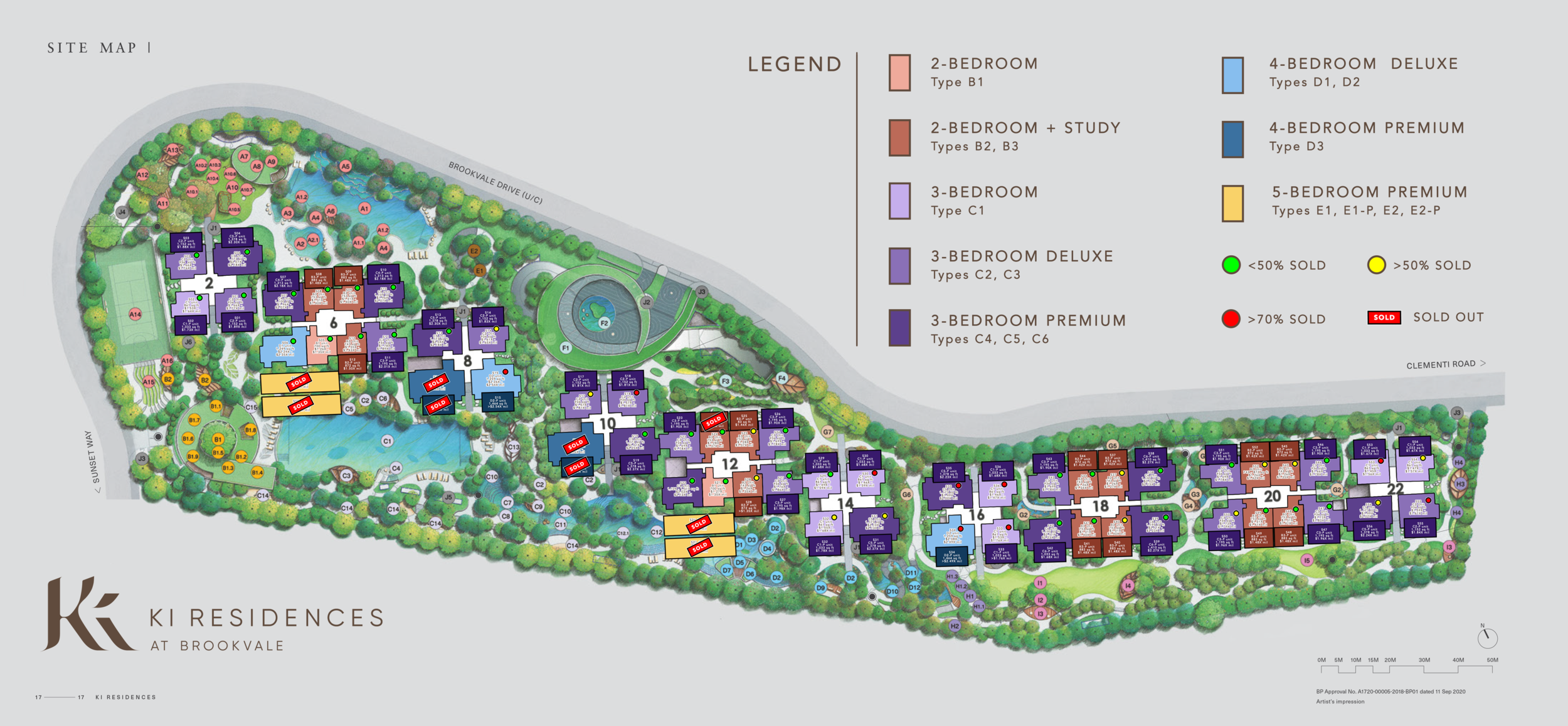 Sale Status Ki Residences Price Map.png
