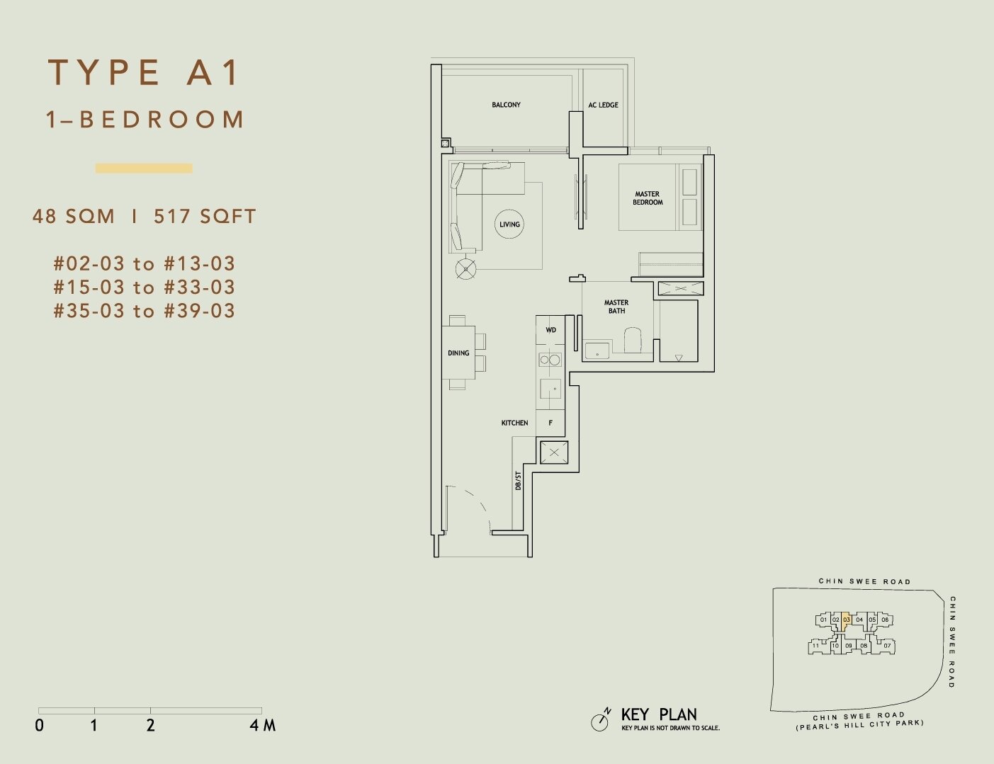 The Landmark Floor Plan A1