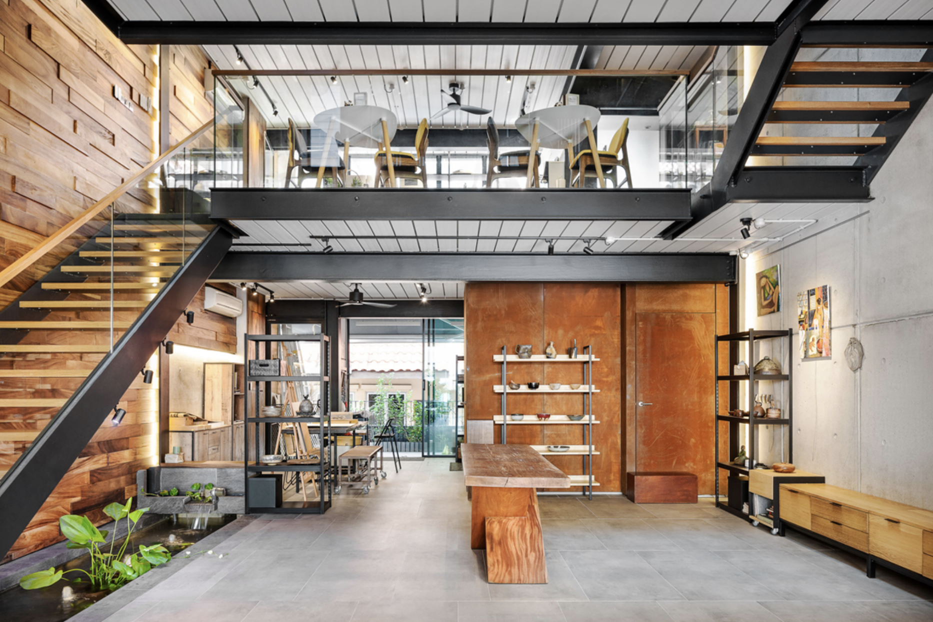 Landed home in Singapore with sustainable architecture Courtesy Theodore Chan