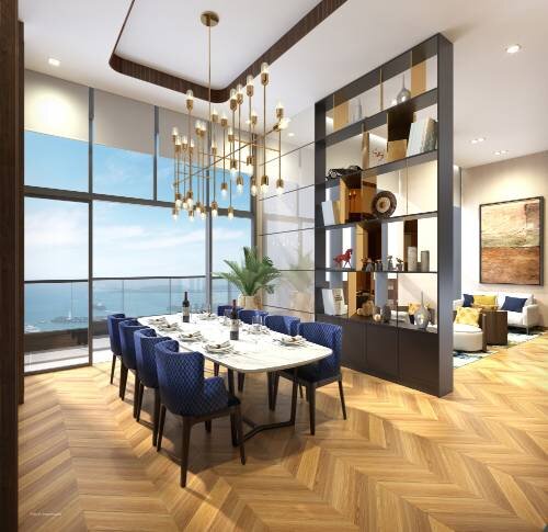 One Bernam’s penthouse.