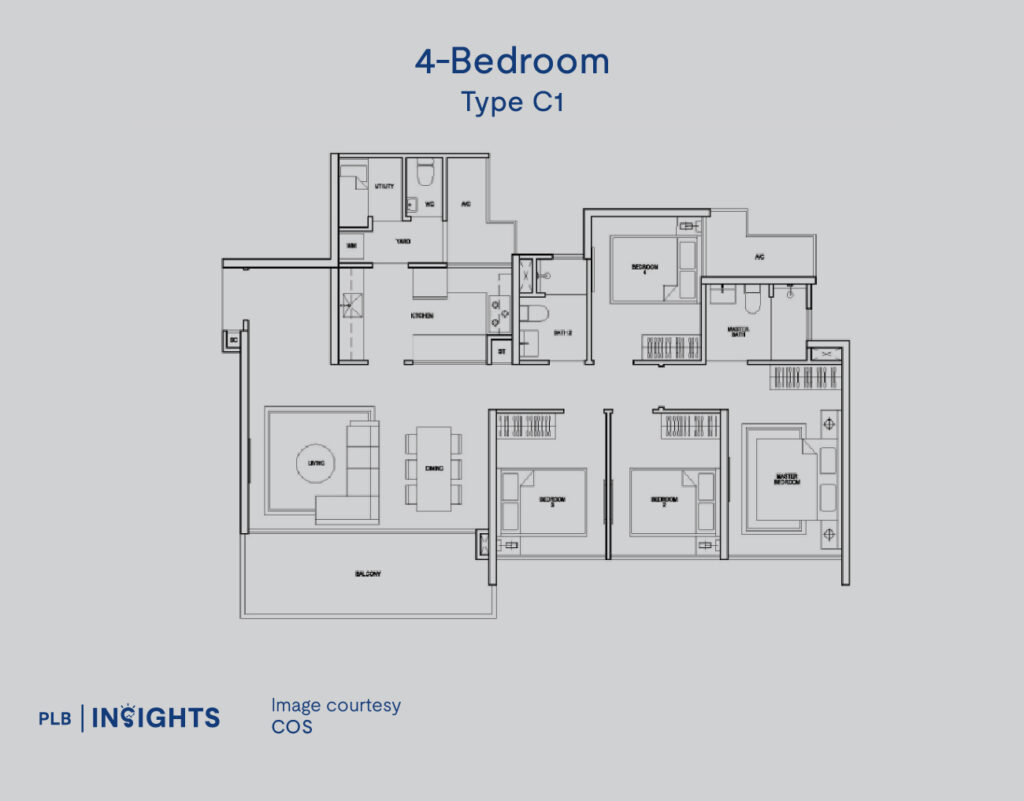 SkyPark Residences Condo Review: Rare Sembawang EC With Maisonette Layouts!

Floor Plan