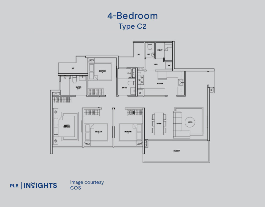 SkyPark Residences Condo Review: Rare Sembawang EC With Maisonette Layouts!

Floor Plan