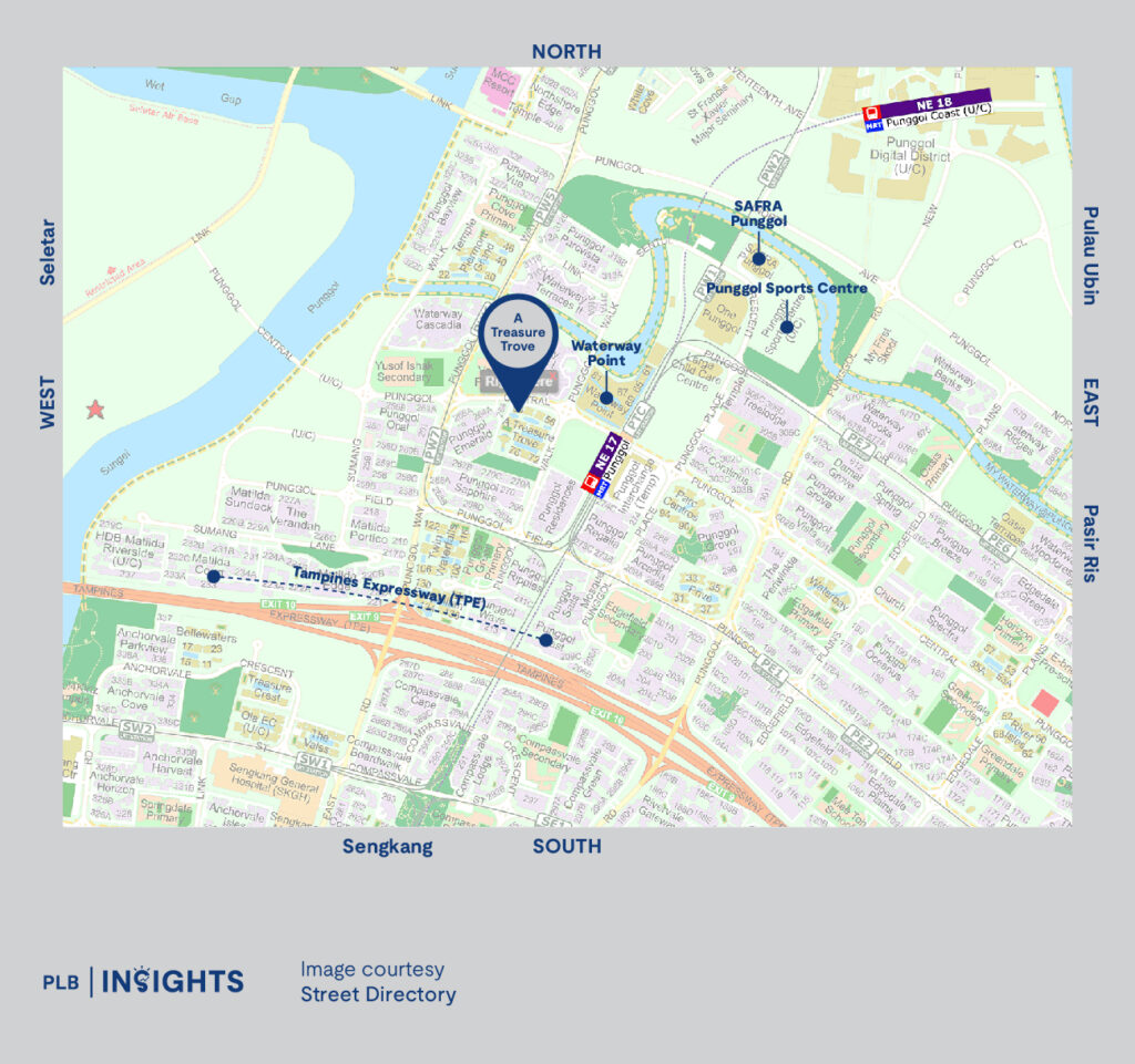 A Treasure Trove Condo Review – Is This Project 5 Minutes Away From Punggol MRT Worth Looking Into?

Location Analysis