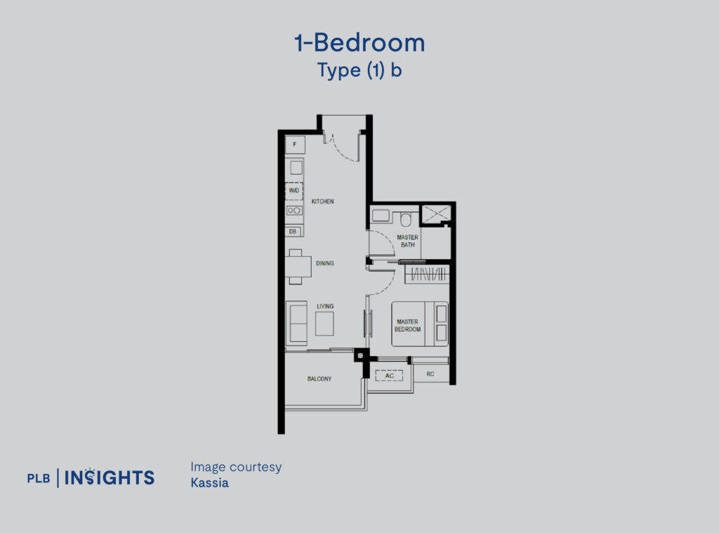 Kassia - 1-Bedroom [Type (1) b]