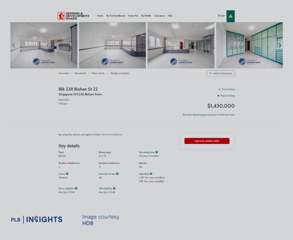 HDB Resale Flat Online Listing Portal