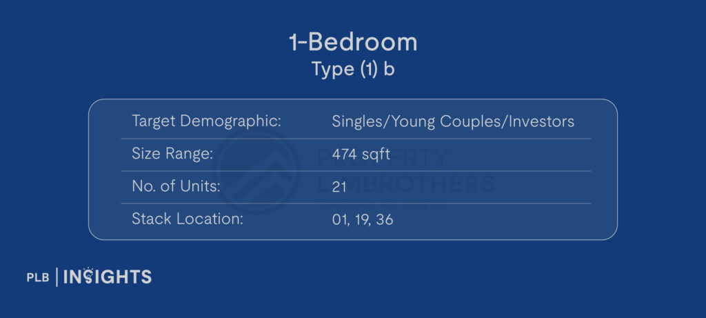 Kassia - 1-Bedroom [Type (1) b]