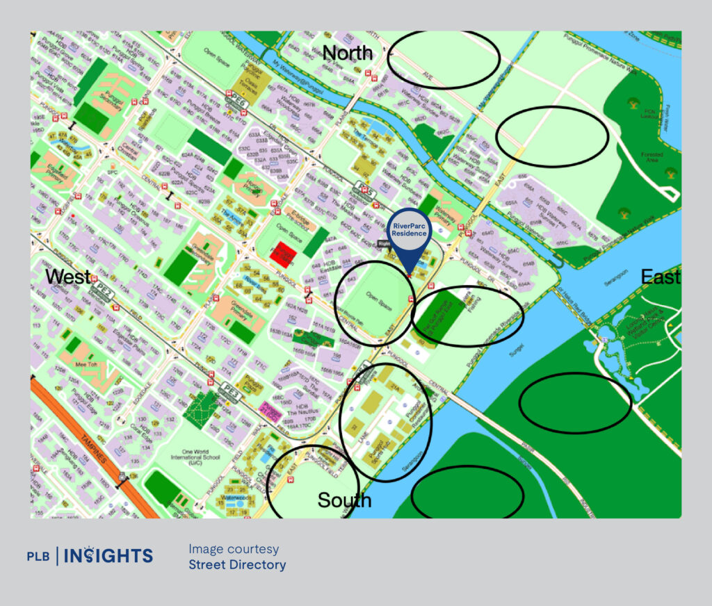 Plot usage changes surrounding RiverParc Residence