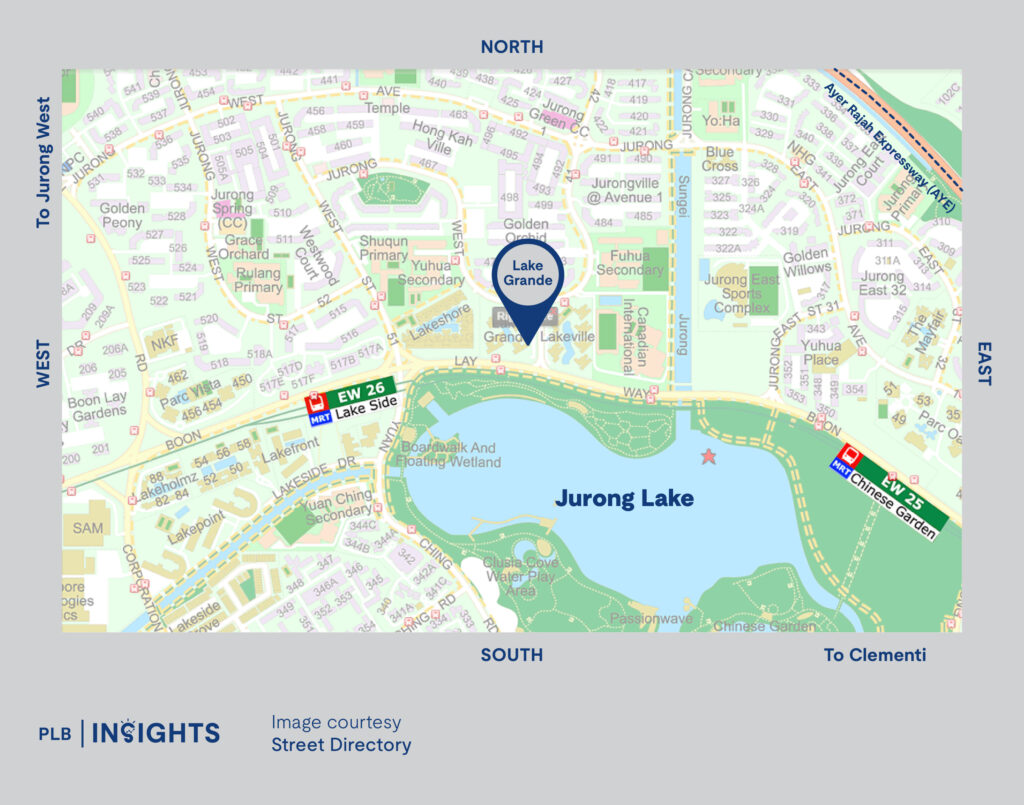 Lake Grande Condo Review: Potential Upside For This Resort-themed Development Overlooking Jurong Lake?

location analysis 