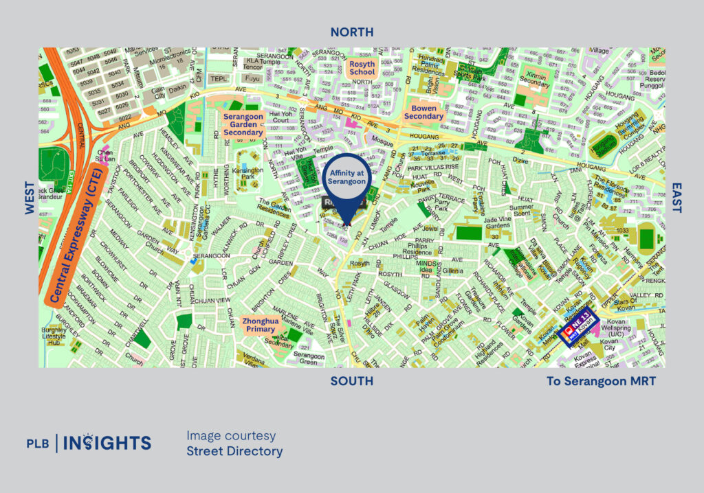 Affinity at Serangoon Condo Review – 2024 TOP Mega Development With Strata Landed Inter-Terraces

location