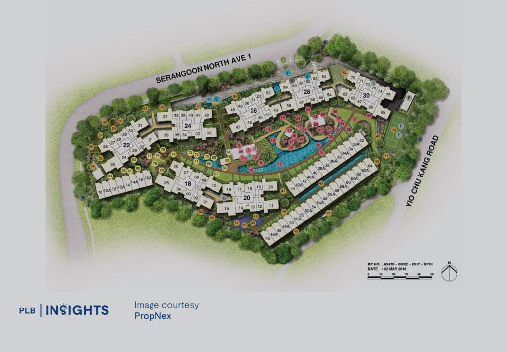 Affinity at Serangoon Condo Review – 2024 TOP Mega Development With Strata Landed Inter-Terraces
site plan