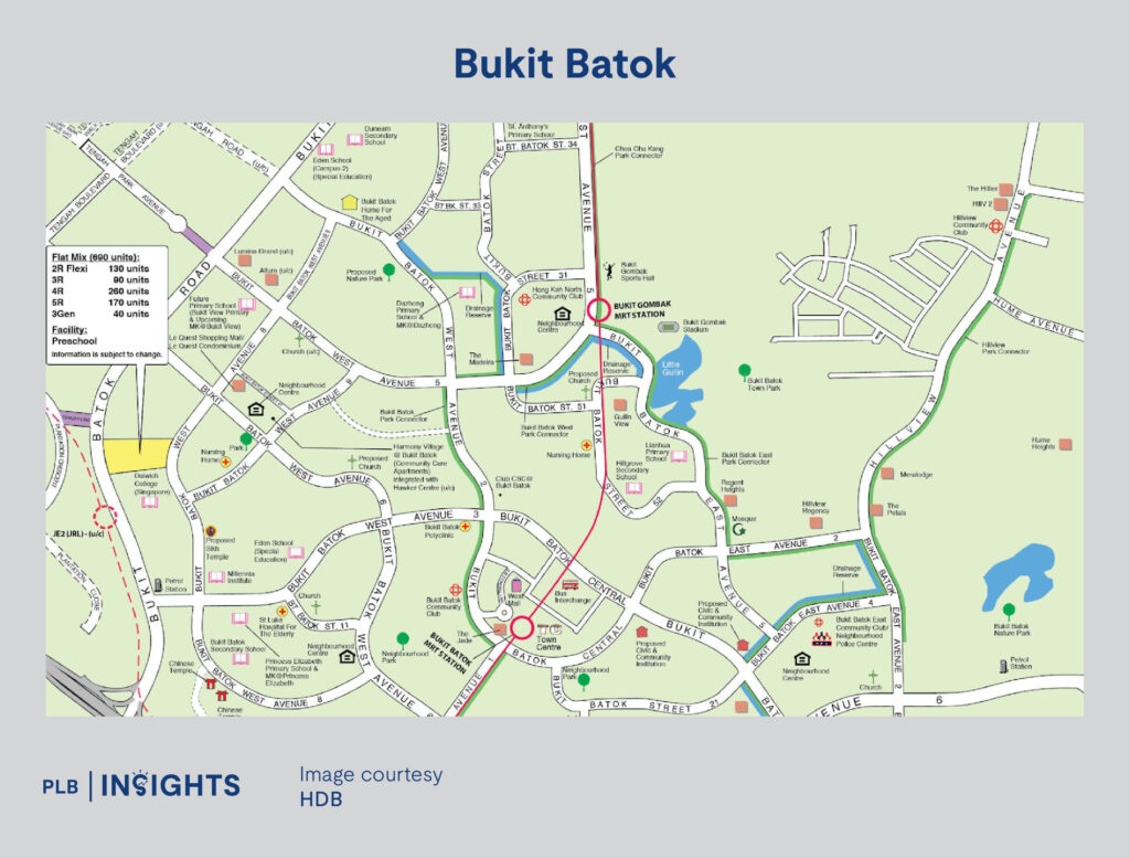 The Bukit Batok launch site in the October 2024 BTO