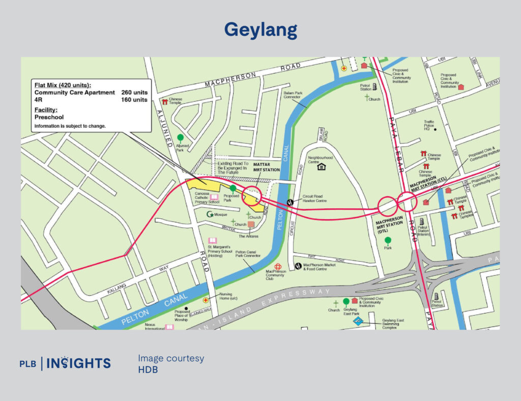 The Geylang launch site in the October 2024 BTO