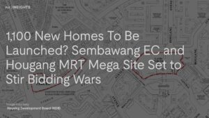 Around 1,100 new homes are set to launch as Sembawang EC and Hougang Central MRT sites hit the market.