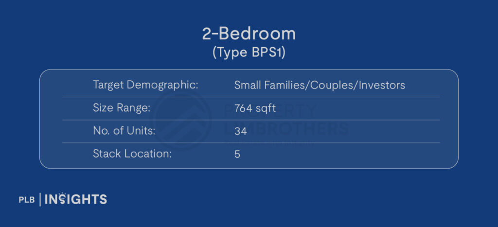 Image courtesy of Upperhouse @ Orchard Boulevard
Target Demographic: Small Families/Couples/Investors
Size: 764 sqft
No. of Units: 34
Stack Location: 5